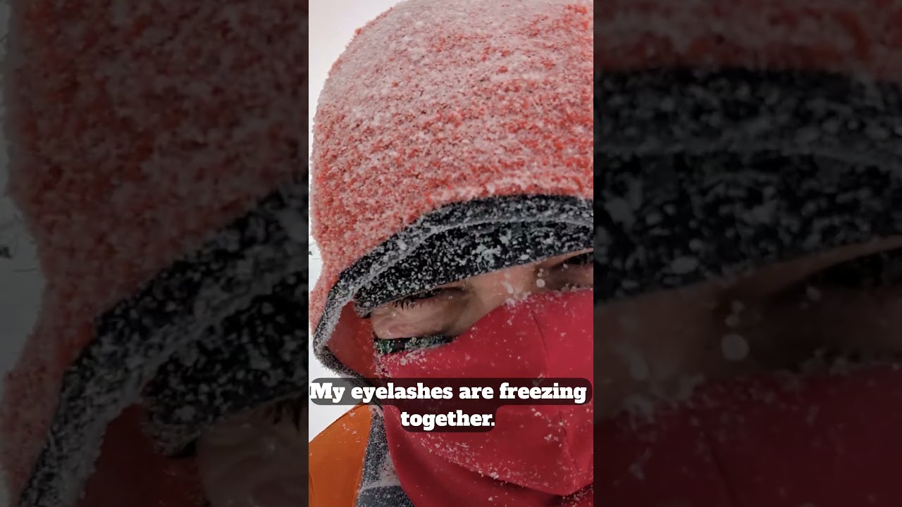 Snowshoeing in this WINTER STORM #adventuretravel #nature #blizzard #snow