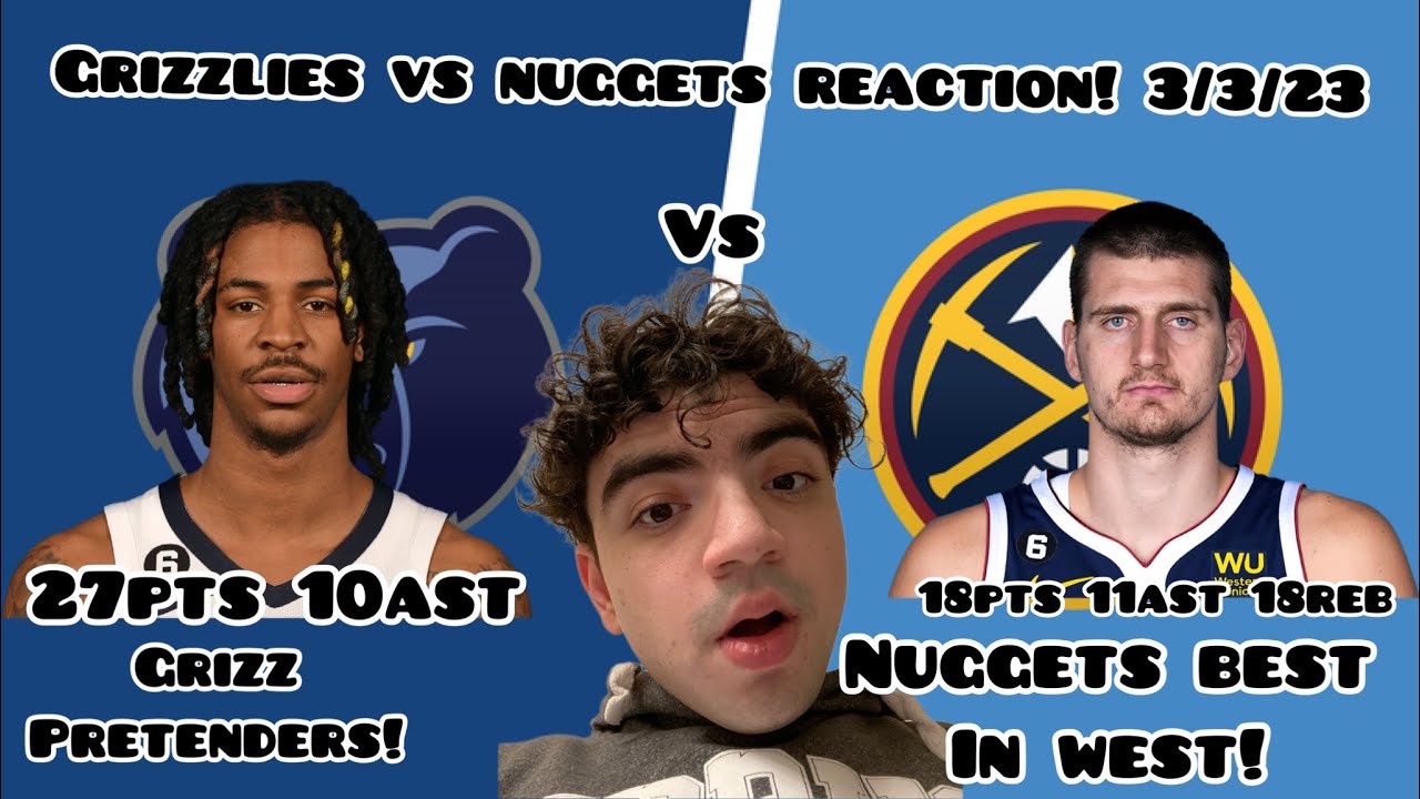 NUGGETS BEST IN WEST! MEMPHIS GRIZZLIES VS DENVER NUGGETS 3/3/23 FULL