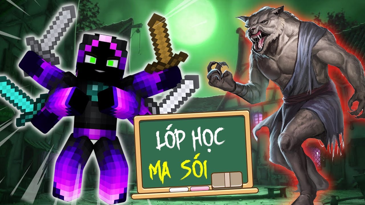 Minecraft Lớp Học Ma Sói #9- JAKI THỨC TỈNH SỨC MẠNH MỚI 🐺 vs 🧙 - youtube