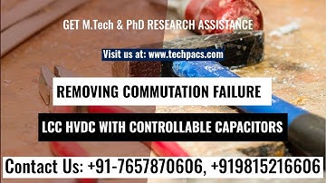 Elimination of Commutation Failures of LCC HVDC System with Controllable Capacitors (Hindi Version)