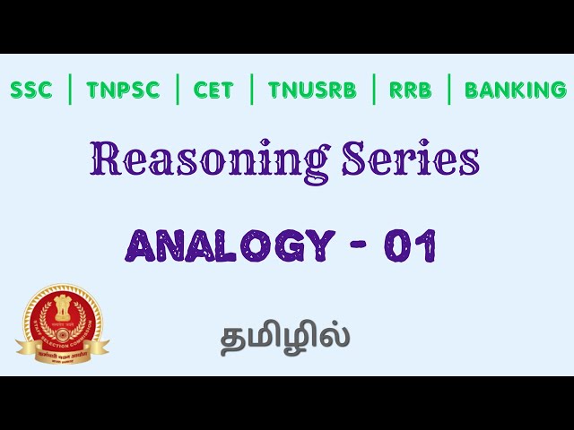 Reasoning Questions And Answers In Tamil