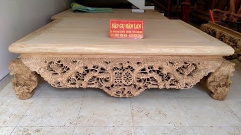 Sập thập điểu quần mai đục tay kênh bông sắc nét giá gốc tại xưởng #sapgu #noithatdep #sapmaidieu