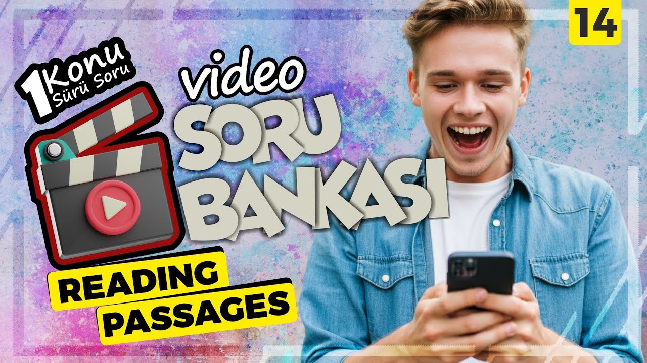 READING PASSAGES YKS-DİL (YDT), YDS, YÖKDİL Video Soru Bankası