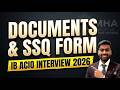 Don't Get Rejected! 🚫 How to Fill IB ACIO SSQ &amp; Attestation Form Correctly | Siddharth Singh