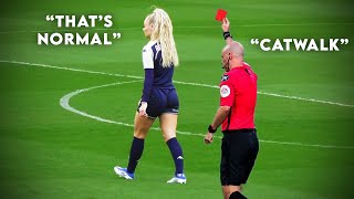 Clumsy Red Cards in Women's Football