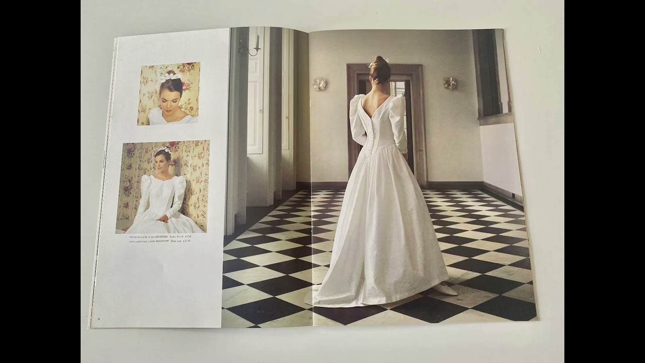 LAURA ASHLEY 1991 BRIDAL BROCHURE #wedding