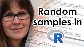 Random samples in R