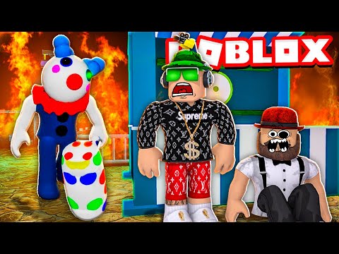 Survive Piggy Clown At The Carnival Roblox Piggy Chapter 8 Youtube - roblox admin command clown