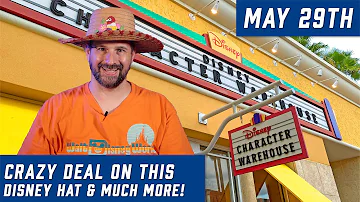 Disney Character Warehouse Update 5-29 | Crazy Deal on a Tiki Disney Straw Hat for $1.99!!