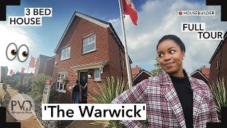 Touring a SPACIOUS 3Bed New Build House Tour UK | Property Vlogs | Redrow Homes The Warwick ShowHome