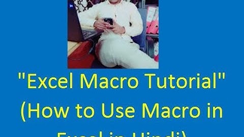 "Excel Macro Tutorial" Learn how macros can really speed up work in Microsoft-Excel. Macro in Excel.