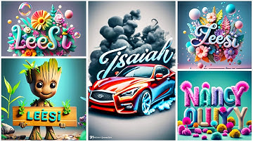 How to create trending AI images with your name | Ideogram Ai