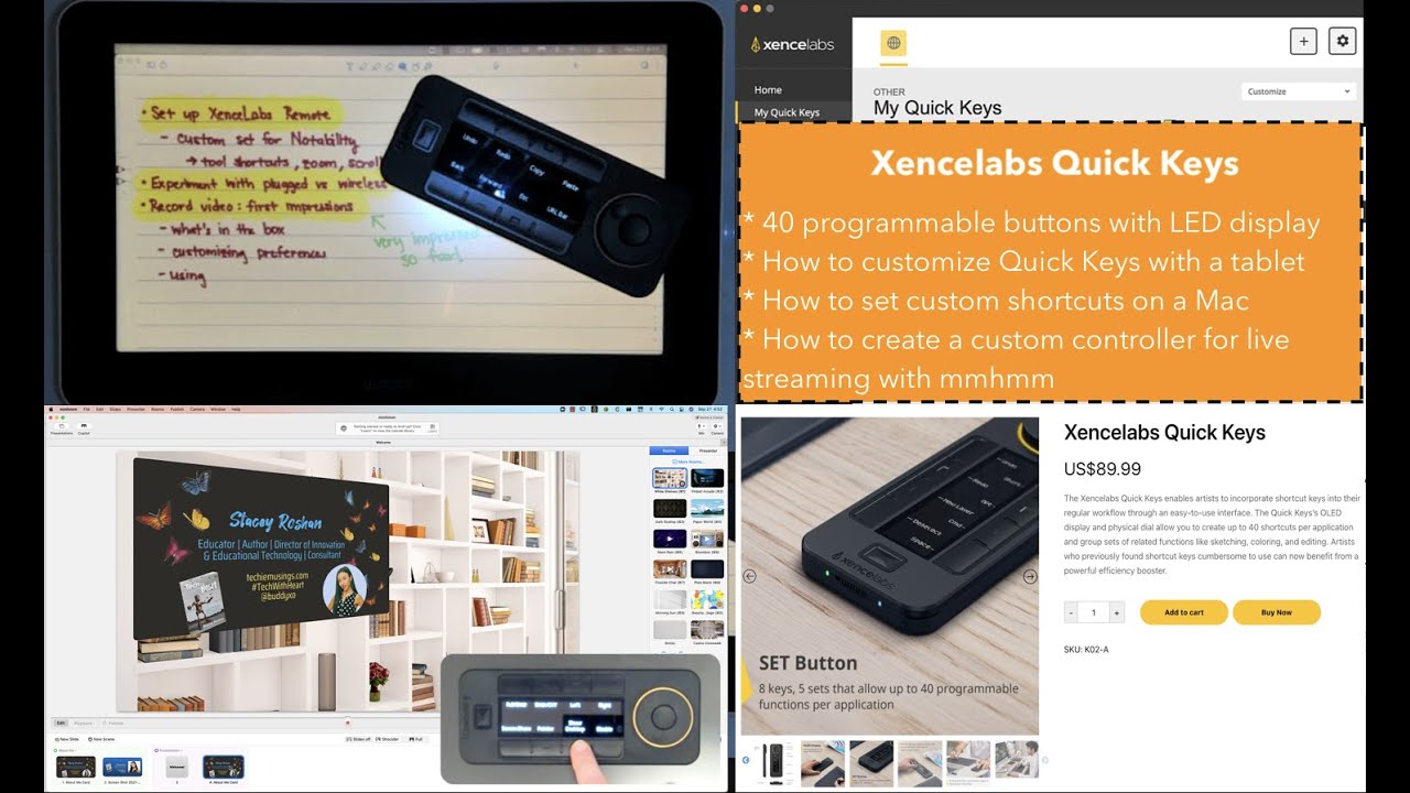 Xencelabs Quick Keys Review Plus How to Customize for Any App Including as  a Controller for mmhmm, by Stacey Roshan