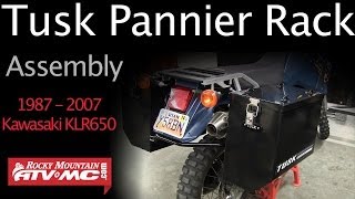 Tusk Pannier Racks Assembly & Installation - 1987-2007 Kawasaki KLR650