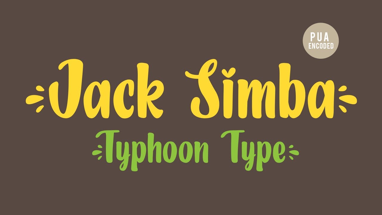 Typhoon Type | How to get Alternate Glyph & Swashes on Jack Simba font with Illustrator(PUA encoded)