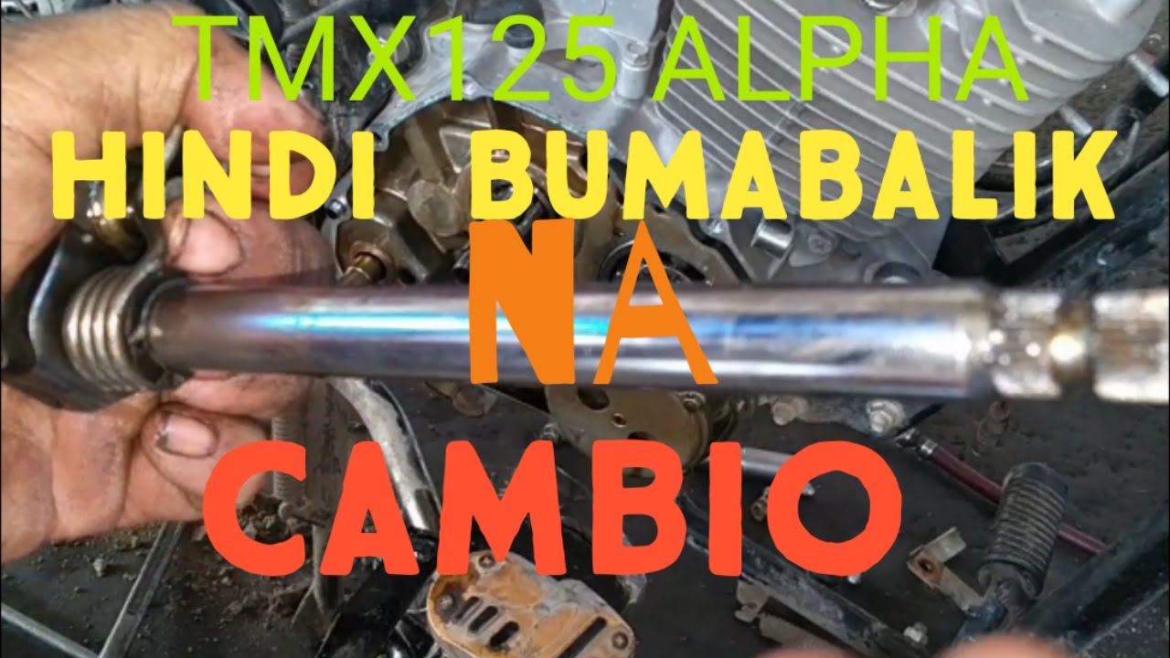 HONDA TMX 125  ALPHA HOW TO CHANGE PEDAL LEVER SPRING