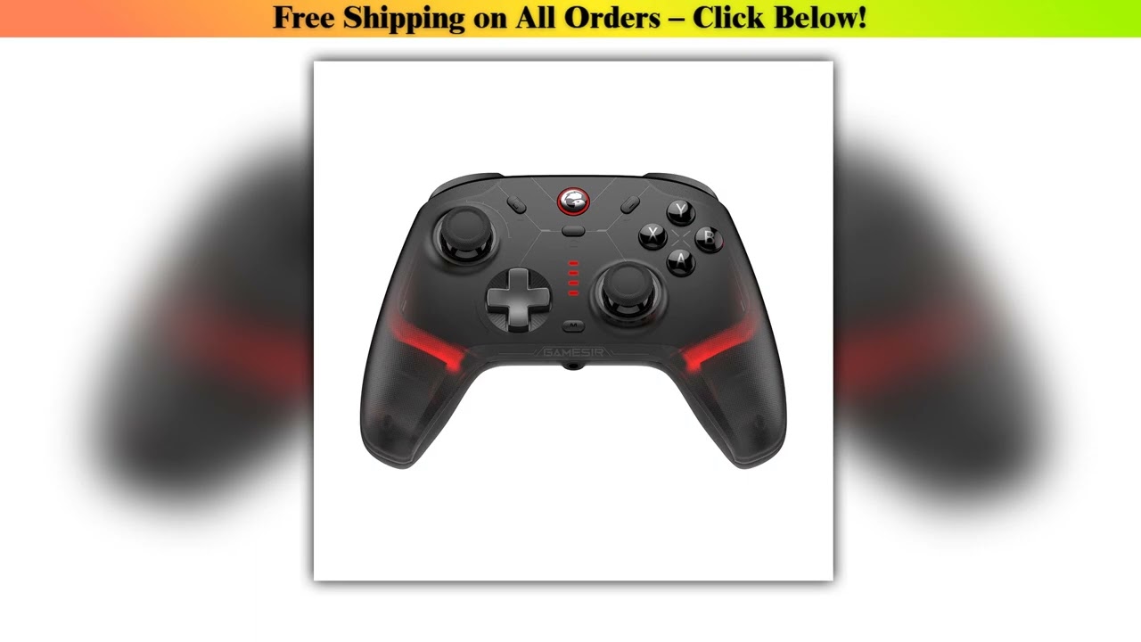 GameSir Cyclone 2 Wireless Pro Controller, Hall Effect Joysticks, Bluetooth Gamepad for Nintendo