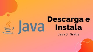 COMO DESCARGAR E INSTALAR JAVA 7 PARA WINDOWS DE 32 Y 64 BITS GRATIS