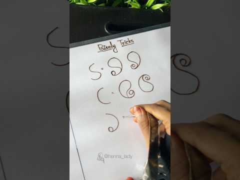 Paisely tricks mehndi