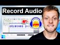 How To Record in Audacity With a Microphone (Step By Step)