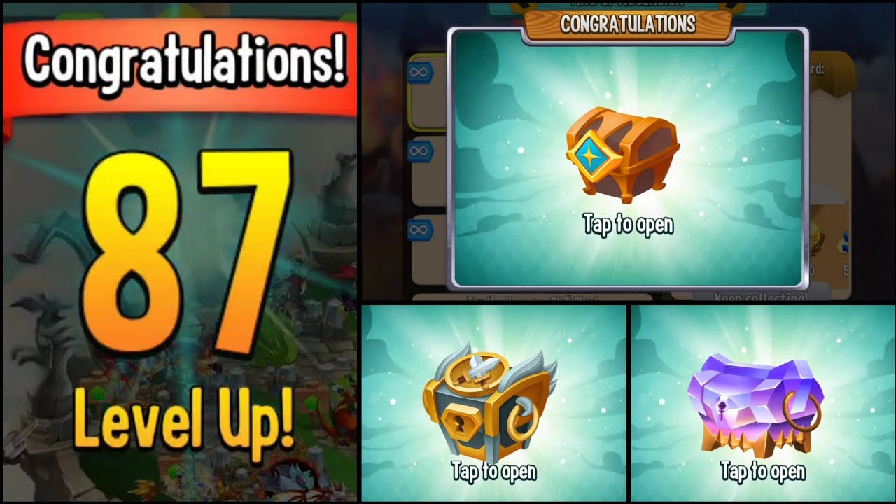 324. Dragon city Level up to 87 Open my first Supreme Chest. YouTube
