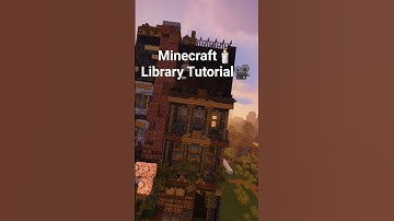 Bookshop / Library📚 Minecraft Tutorial #shorts #minecraft