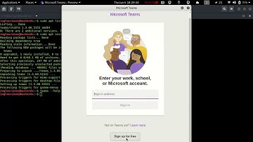 Install Microsoft Teams in Kali Linux ( Debian )