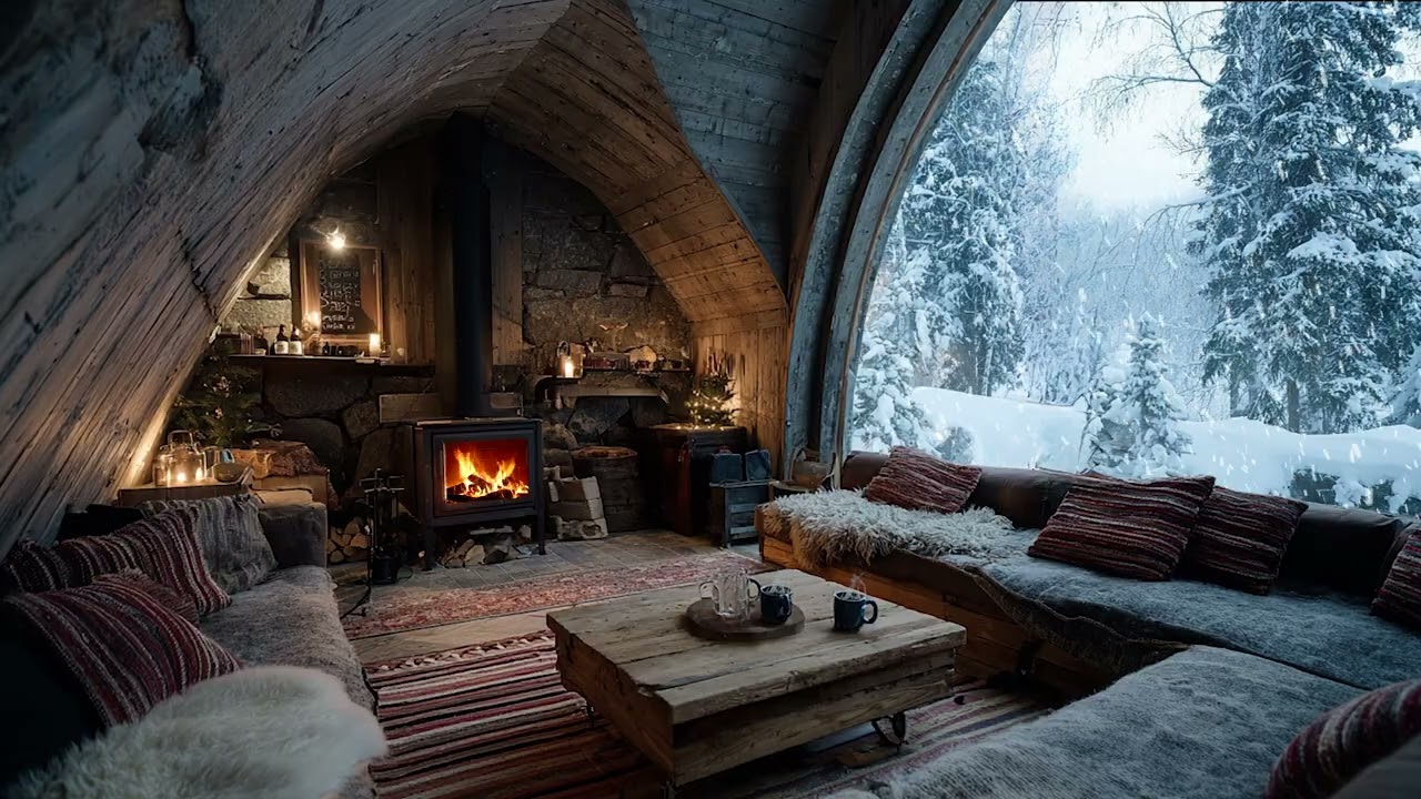 Hushed Winter | Peaceful Frozen Night Ambience for Restful Sleep and Stress Free Relaxation