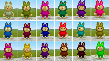 I FOUND A LOT OF COLORFUL LABUBU In Garry