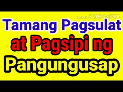 Video: Paano Makagawa Ng Tamang Pangungusap