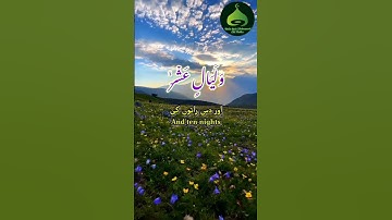 Surah Al-Fajr Ayat 1-3 سورة الفجر #allahﷻ #muhammadﷺ #allah #quran #whatsappstatus #subscribe #like