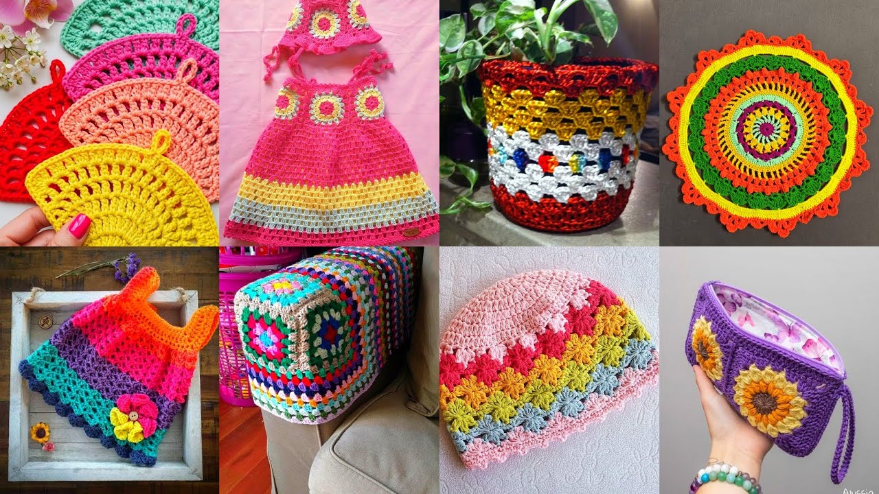 Most Beautiful & Stylish Free Crochet Items patterns/Eassy Knitted Qurassiya trends..