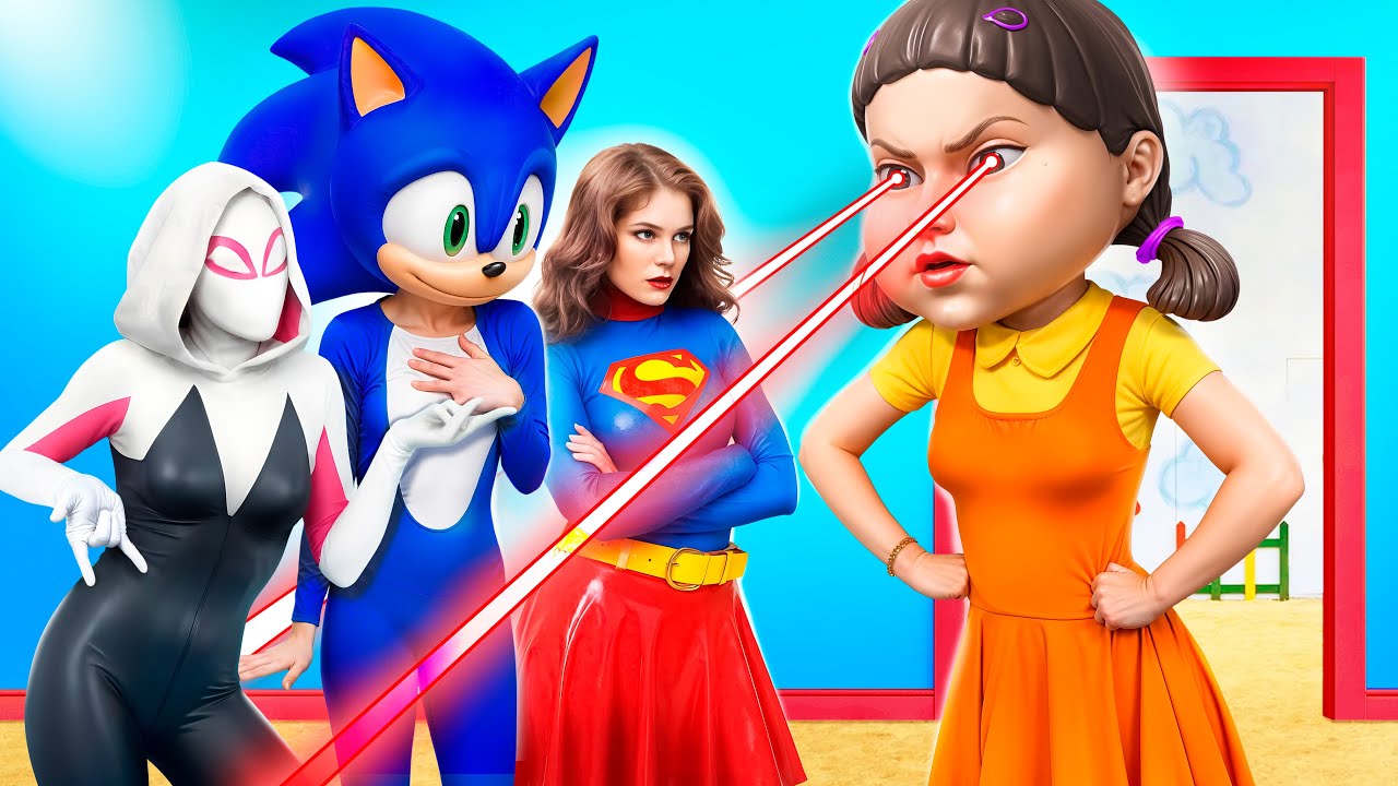 Squid Game'e Gizlice Girmek: Sezon 3 / Sahte Süper Kahramanlar vs Gerçek Süper Kahramanlar!