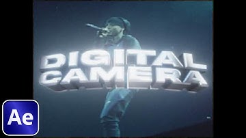 How to Make a Digital Camera Effect in After Effects (Easy Tutorial)