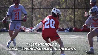 Tyler Nicholas 2024 - Freshman Year Spring/Summer highlights (c/o ’27)
