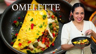 Next LEVEL omelettes UNDER 15 MINUTES | Machaca DRIED BEEF With roasted poblanos| Villa Cocina
