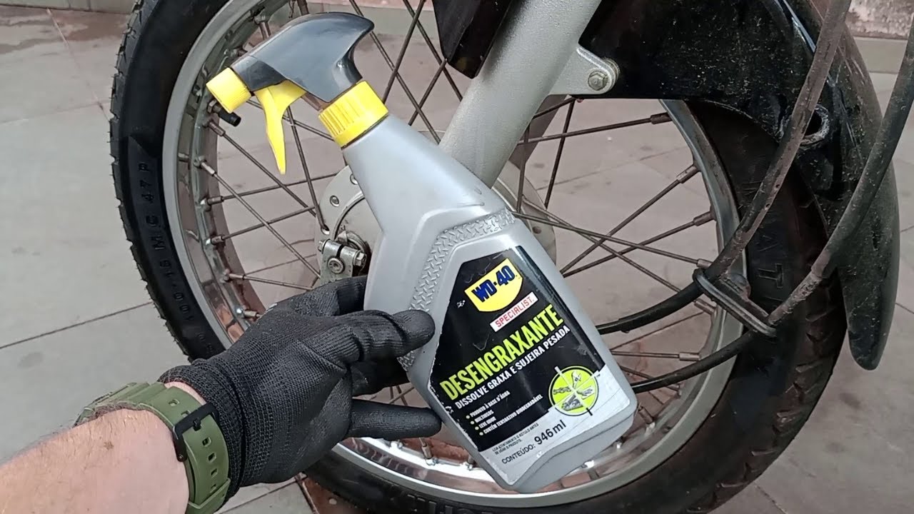 Desengraxante WD40 Dissolve Graxa e Sujeira Pesada YouTube