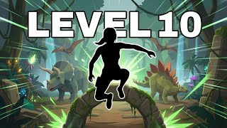 JURASSIC ADVENTURE Immersive Interactive Warm Up | RUN FROM THE T-REX! 🦖 (Viral Game)