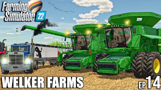 MASSIVE Barley HARVEST with JOHN DEERE X9 +300.000 Liters | Welker Farms | Farming Simulator 22