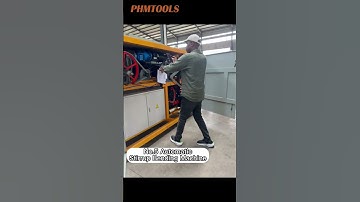 No.5 Automatic Stirrup Bending Machine in operation