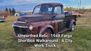 Unearthed Relic: 1948 Fargo Shortbox Walkaround | Old City Work Truck by rusted and restored auto 417 views 7 months ago 1 minute, 45 seconds