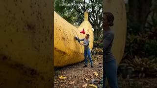 Girl Built a Luxury Home Inside a Banana 🍌😱 | Unbelievable Story #shots #facts