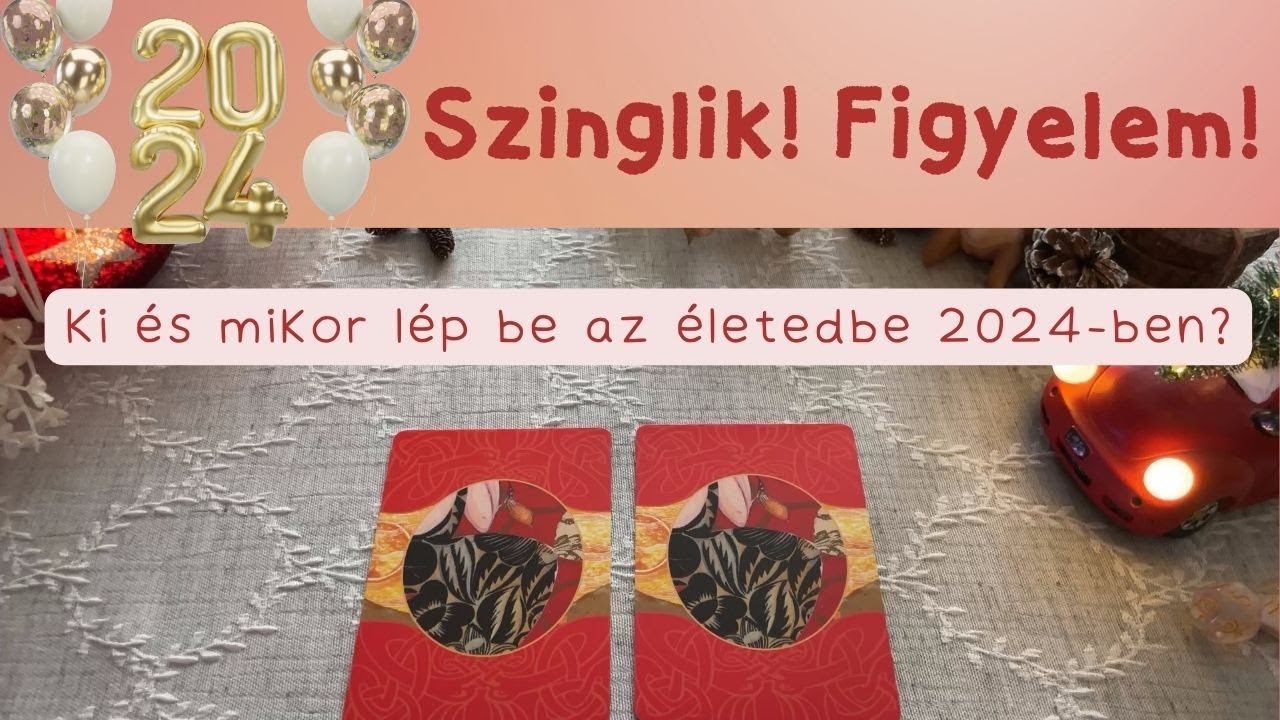 💃🏻Szinglik! 🫶🏻 Figyelem! ⚠️Ki lép be és mikor az életetekbe 2024-ben? 💗