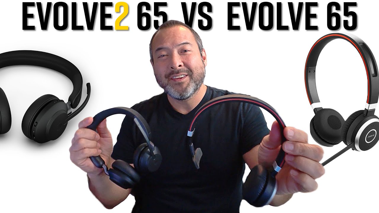 Comparing the new Jabra Evolve2 65 to the Evolve 65 (with mic test