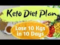 Keto Diet Plan for Weight Loss | Lose 5 Kgs in 10 Days | Indian Veg Ketogenic Diet Plan