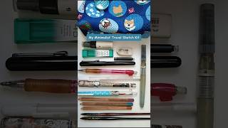 My Minimalist Travel Sketch Kit - What I Packed for my HK Trip