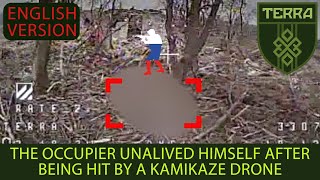 ENG. VER. The occupier unalived himself after being hit by an FPV kamikaze drone.