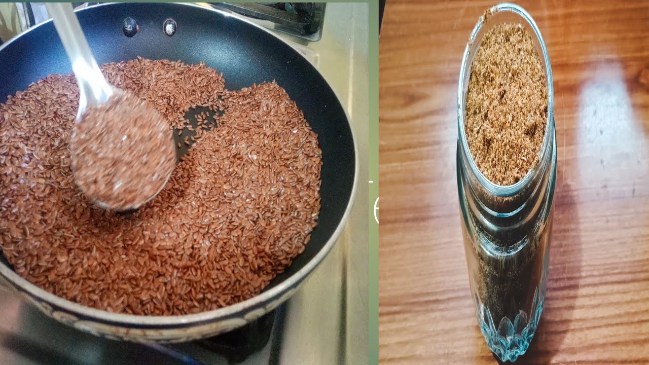flax seeds karam podi. very helthy &weight loss recipe in telugu.అవిసె