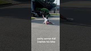 kid crashes bike #ebike #surron #talaria