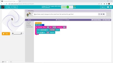 L27-5 |Code.org | Express-2021 | Lesson 27: For Loops with Artist | level 5